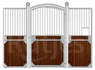 Pferdebox Birmingham Luxus mit Querbrett 