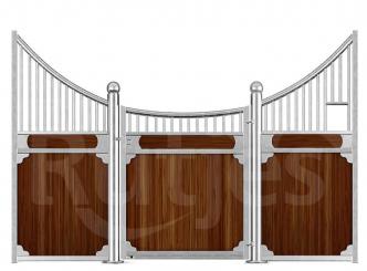 Pferdebox Cambridge mit Querbrett 