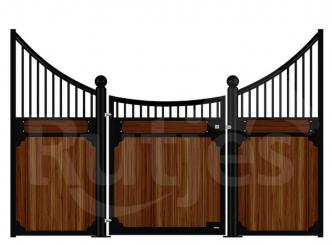 Pferdebox Cambridge Pulverbeschichtet mit Querbrett 